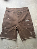 Phfoe Retro Carpenter Jorts - Brown