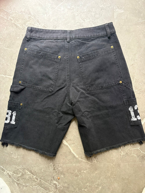 Phfoe Retro Carpenter Jorts - Black