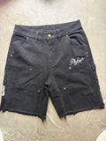 Phfoe Retro Carpenter Jorts - Black